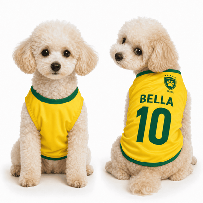 Roupinha Pet Seleção Brasilieira Oficial