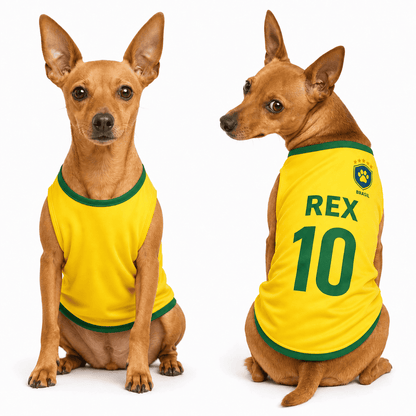 Roupinha Pet Seleção Brasilieira Oficial
