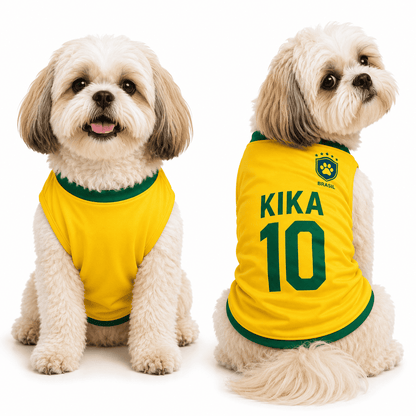 Roupinha Pet Seleção Brasilieira Oficial