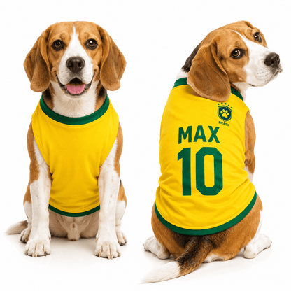 Roupinha Pet Seleção Brasilieira Oficial