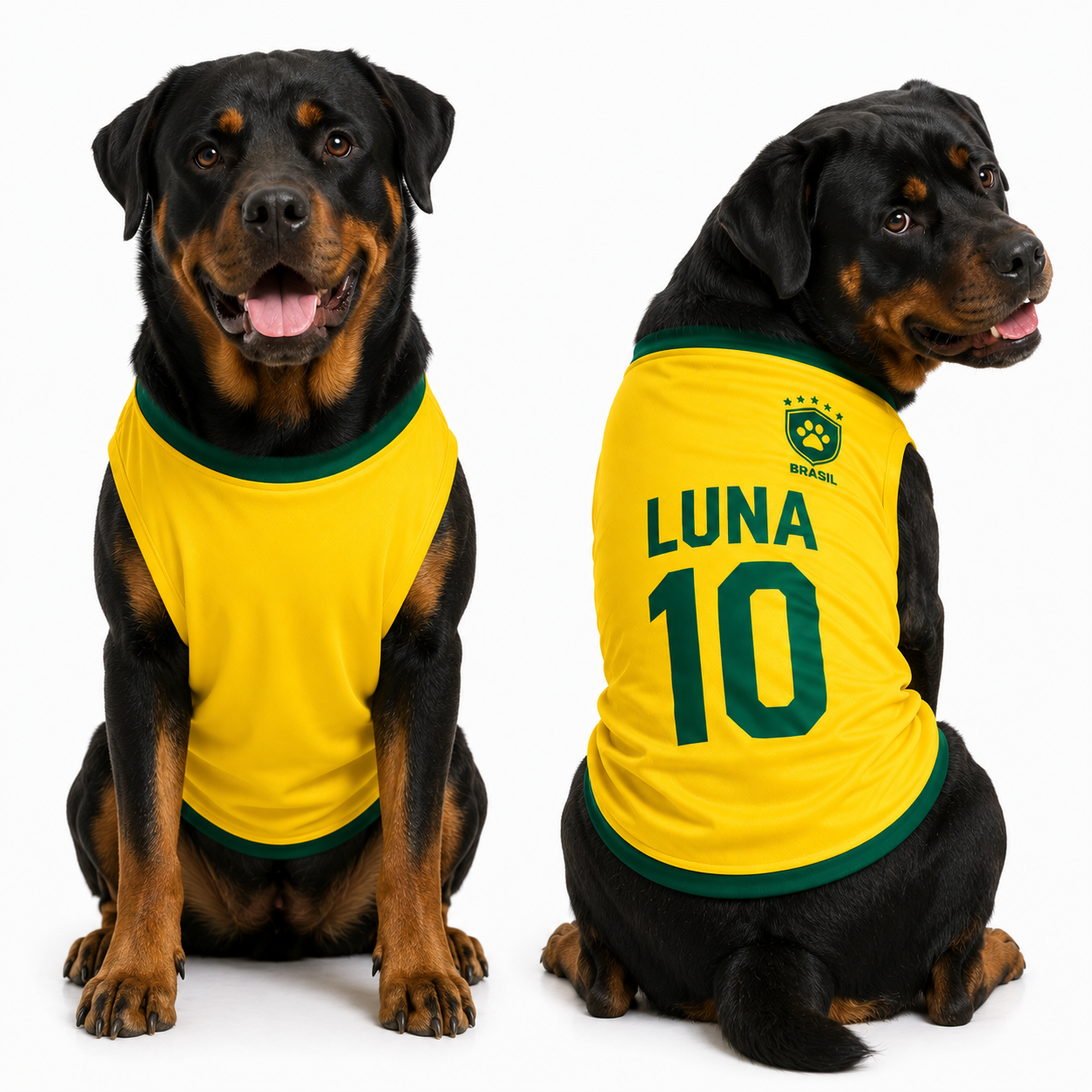 Roupinha Pet Seleção Brasilieira Oficial